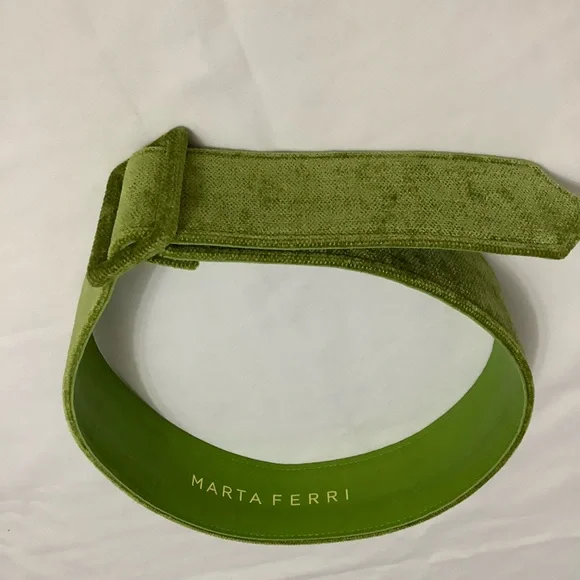 Green Velvet Belt - Picture 3 of 7